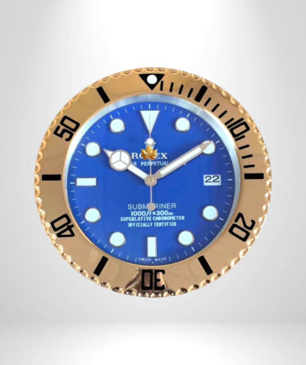 SUBMARINER Rose Gold Frame Blue